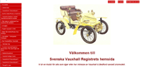 Swedish Vauxhall register website