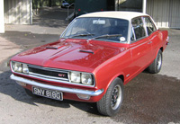 Metallic red Viva GT at the VBOA open day